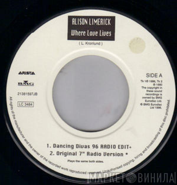  Alison Limerick  - Where Love Lives