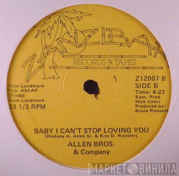 Allen Bros & Co - Cool Fool / Baby I Can't Stop Loving You