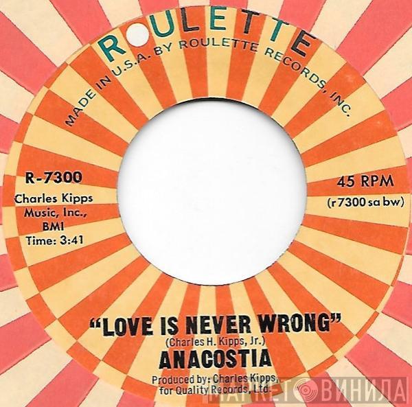 Anacostia - Love Is Never Wrong / Wild Funky Weekend