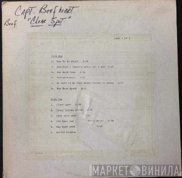 And Captain Beefheart  The Magic Band  - Clear Spot