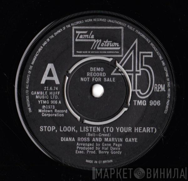 And Diana Ross  Marvin Gaye  - Stop, Look, Listen (To Your Heart) / Love Twins
