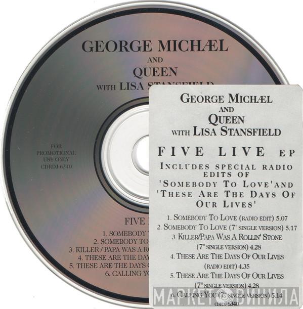 And George Michael With Queen  Lisa Stansfield  - Five Live EP