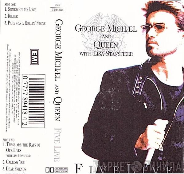 And George Michael With Queen  Lisa Stansfield  - Five Live