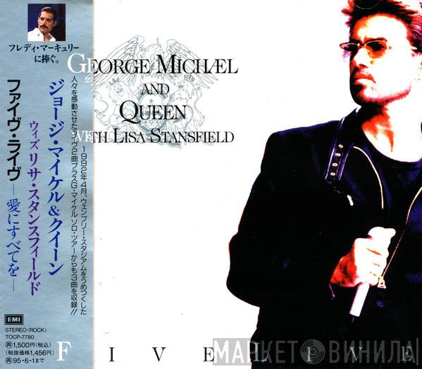 And George Michael With Queen  Lisa Stansfield  - Five Live