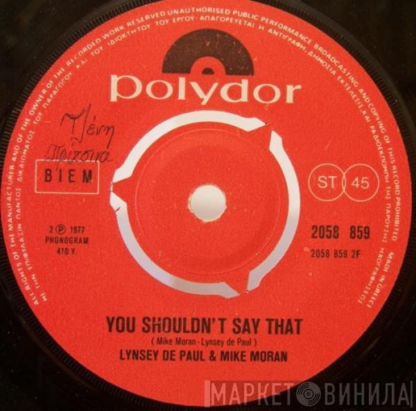 And Lynsey De Paul  Mike Moran  - Rock Bottom