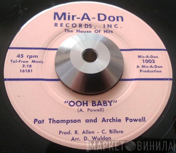 And Pat Thompson   Archie Powell  - Ooh Baby