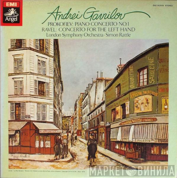 , Andrei Gavrilov , The London Symphony Orchestra - Sir Simon Rattle , Sergei Prokofiev  Maurice Ravel  - Piano Concerto No. 1, Concerto For The Left Hand