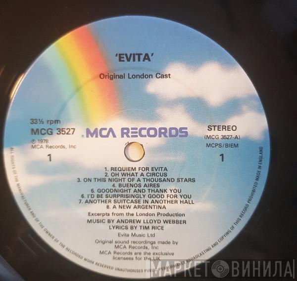  Andrew Lloyd Webber And Tim Rice  - Evita (Original London Cast Recording)