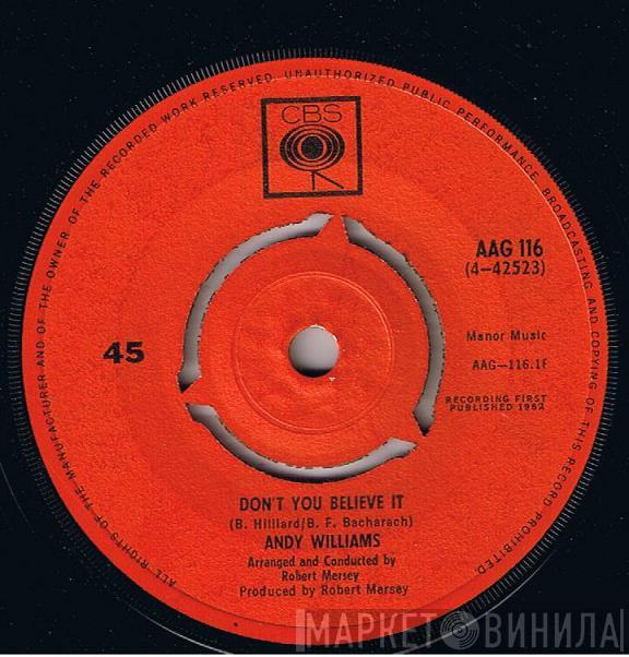 Andy Williams - Don't You Believe It