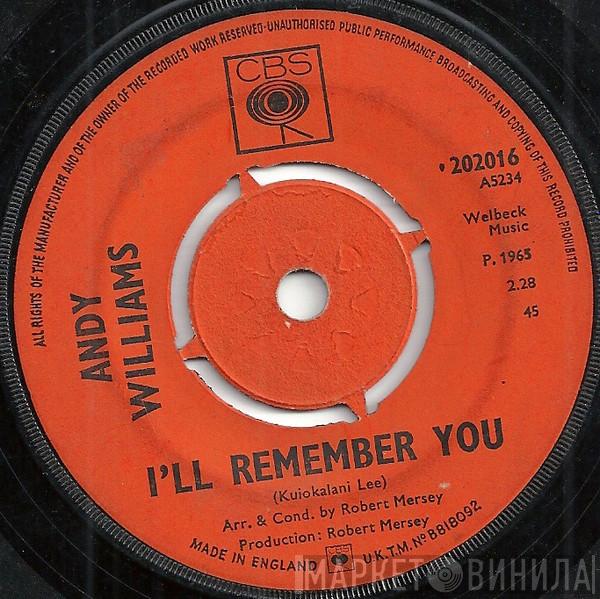 Andy Williams - I'll Remember You