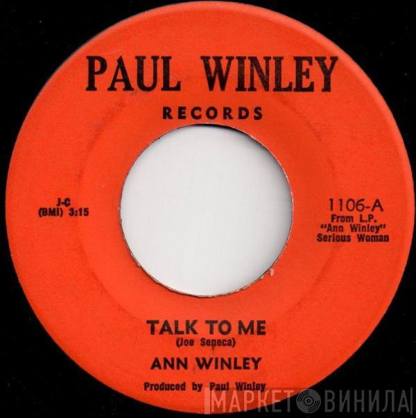 Ann Winley - Talk To Me