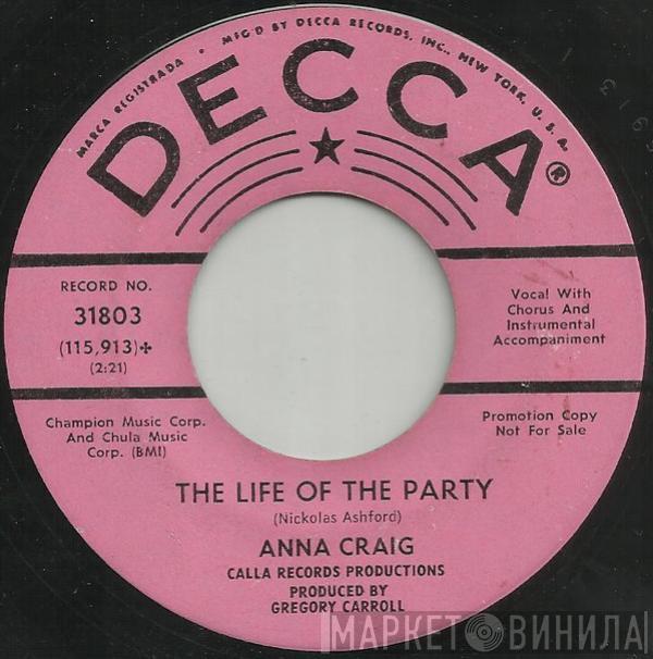 Anna Craig - The Life Of The Party / Shout And Tell The World