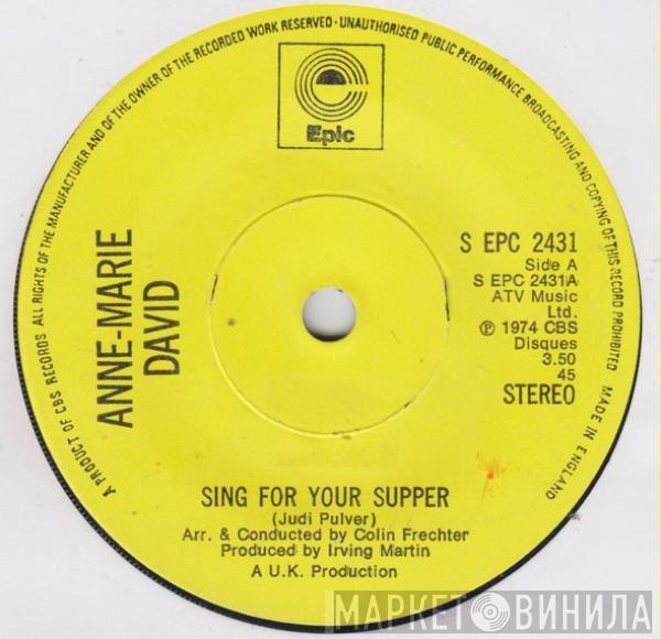 Anne-Marie David - Sing For Your Supper