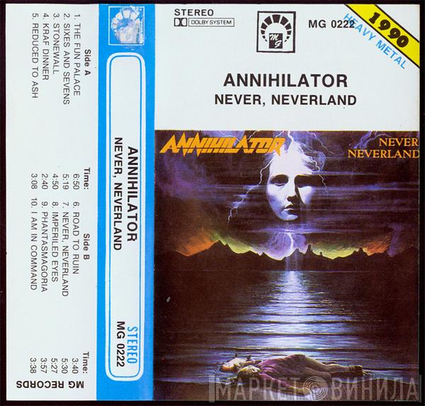  Annihilator   - Never, Neverland