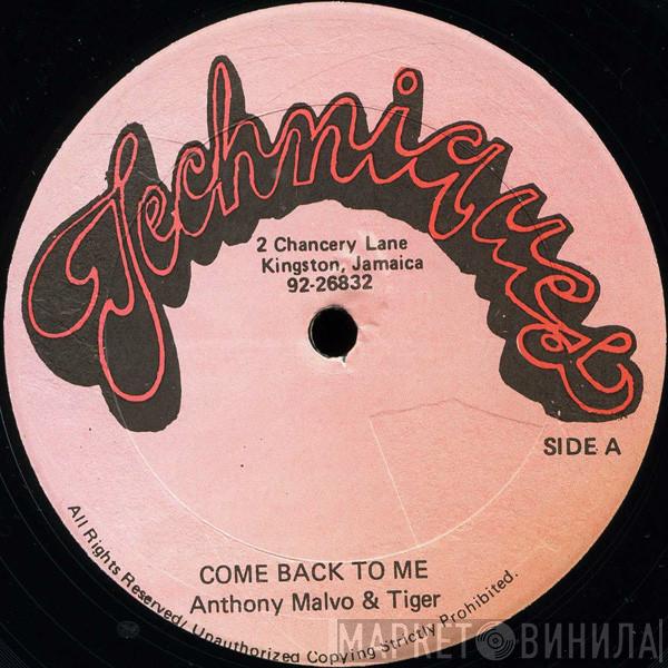 Anthony Malvo, Tiger - Come Back To Me