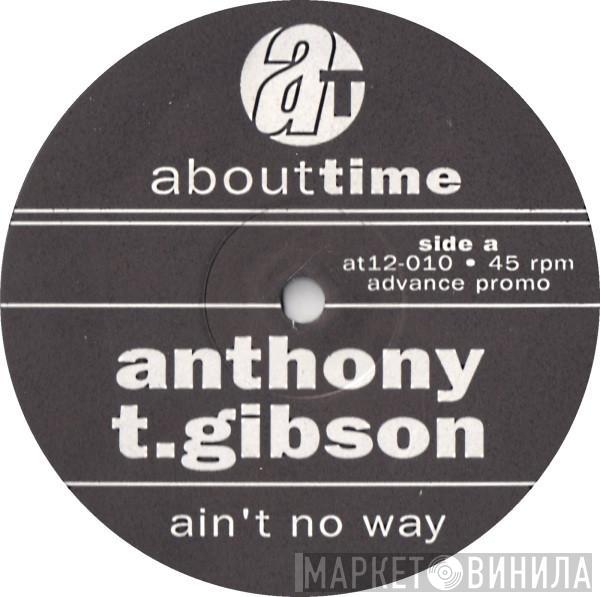 Anthony T. Gibson, Ronnie Fabré - Ain't No Way / If You Need Someone