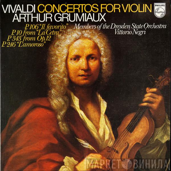 , Antonio Vivaldi , Arthur Grumiaux , Staatskapelle Dresden  Vittorio Negri  - Concertos For Violin