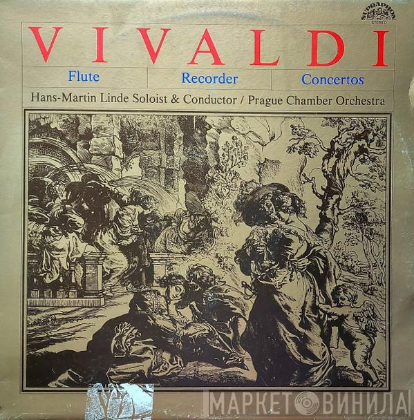 , Antonio Vivaldi , Hans-Martin Linde  Prague Chamber Orchestra  - Flute Recorder Concertos