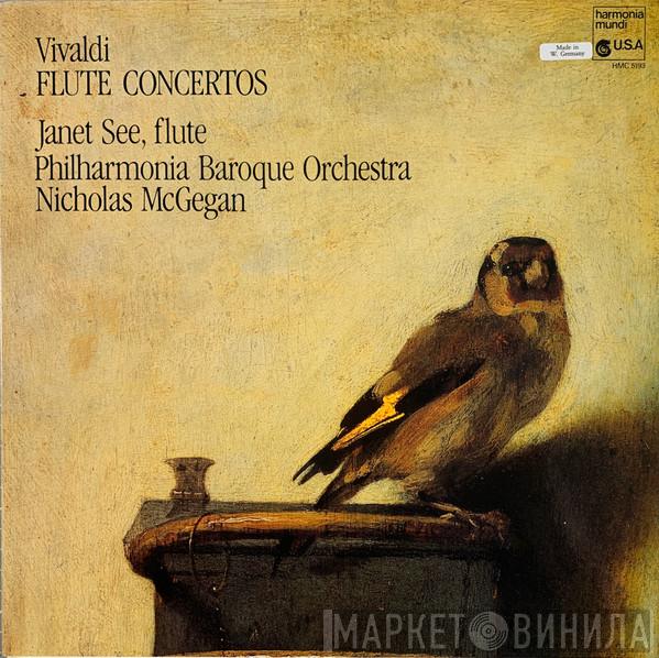 Antonio Vivaldi, Janet See, Philharmonia Baroque Orchestra, Nicholas McGegan - Flute Concertos