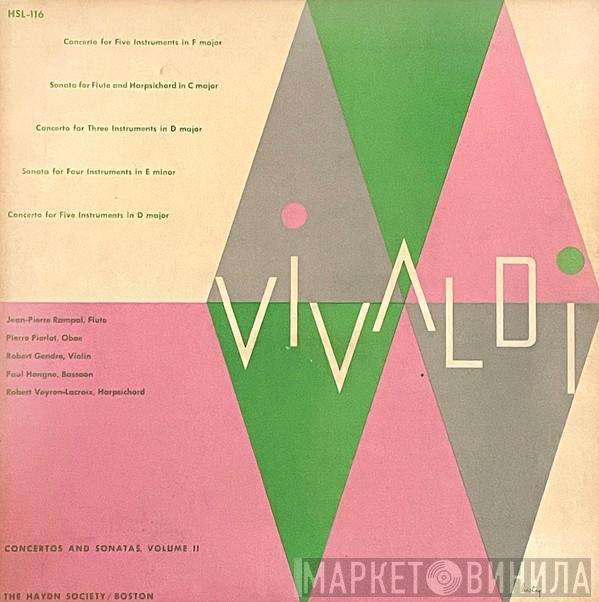 − Antonio Vivaldi , Jean-Pierre Rampal , Pierre Pierlot , Robert Gendre , Paul Hongne  Robert Veyron-Lacroix  - Antonio Vivaldi: Concertos And Sonatas, Volume II