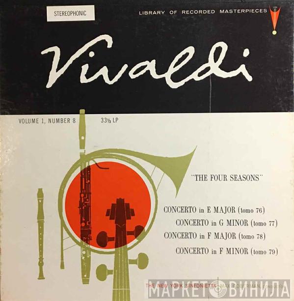 , Antonio Vivaldi , New York Sinfonietta  Max Goberman  - Volume 1, Number 8 - "The Four Seasons"