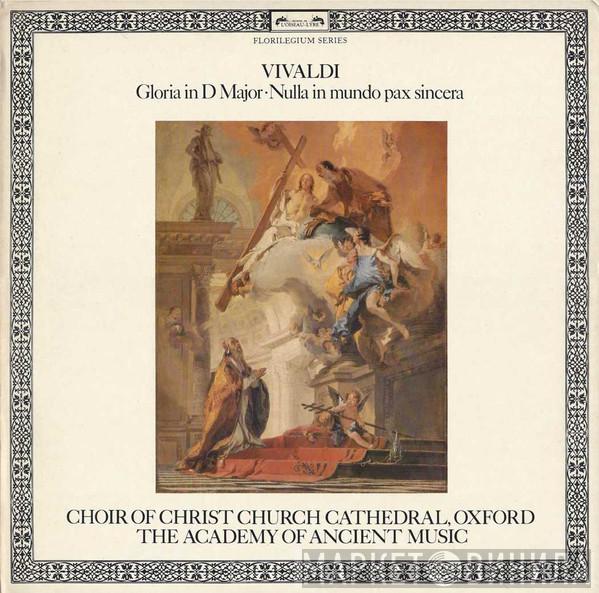 , Antonio Vivaldi , The Choir Of Christ Church Cathedral  The Academy Of Ancient Music  - Gloria In D Major • Nulla In Mundo Pax Sincera