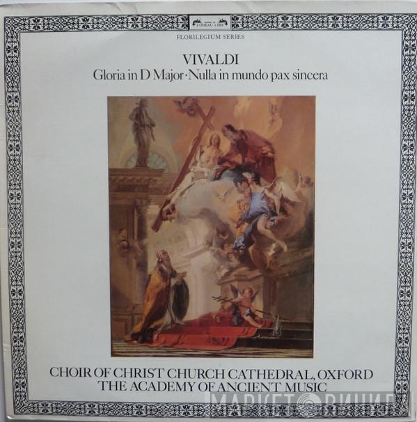 Antonio Vivaldi, The Choir Of Christ Church Cathedral, The Academy Of Ancient Music - Gloria In D Major • Nulla In Mundo Pax Sincera