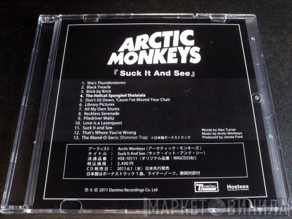  Arctic Monkeys  - Suck It And See