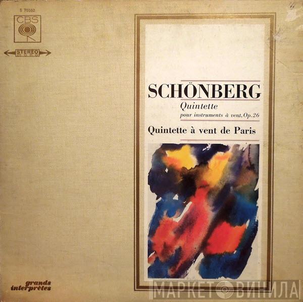 , Arnold Schoenberg  Ensemble Instrumental À Vent De Paris  - Quintette Pour Instruments À Vent, Op. 26