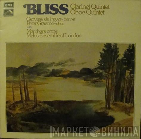 Arthur Bliss, Melos Ensemble Of London, Gervase de Peyer, Peter Graeme - Clarinet Quintet; Oboe Quintet