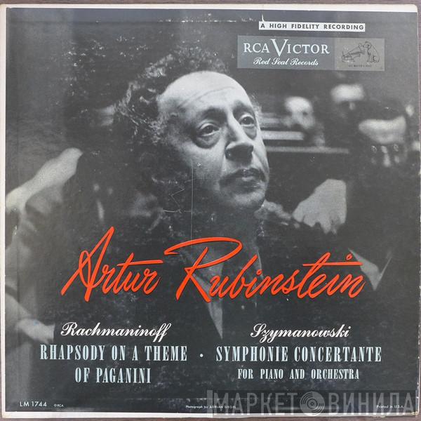 , Arthur Rubinstein ･ Sergei Vasilyevich Rachmaninoff  Karol Szymanowski  - Rhapsody On A Theme Of Paganini ･ Symphonie Concertante For Piano And Orchestra