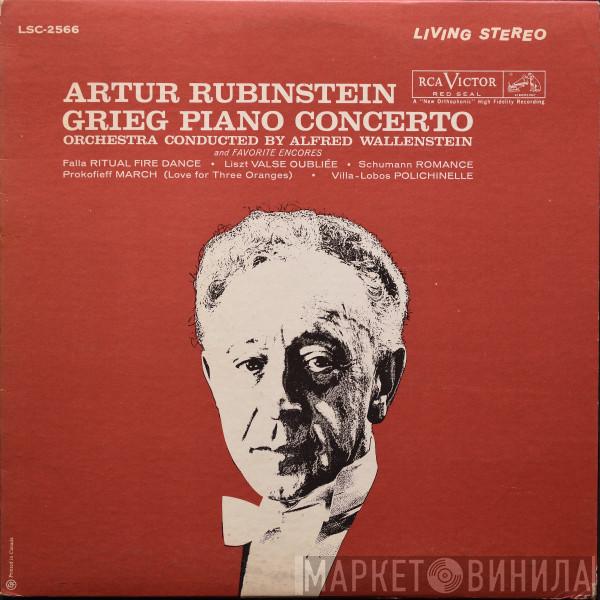 , Arthur Rubinstein , Edvard Grieg  Alfred Wallenstein  - Piano Concerto