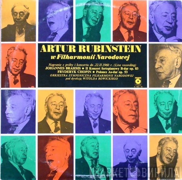 , Arthur Rubinstein , Johannes Brahms , Frédéric Chopin , Orkiestra Symfoniczna Filharmonii Narodowej  Witold Rowicki  - Artur Rubinstein W Filharmonii Narodowej (Nagranie Z Próby I Koncertu Dn. 22.II.1960 R. (Live Recording))