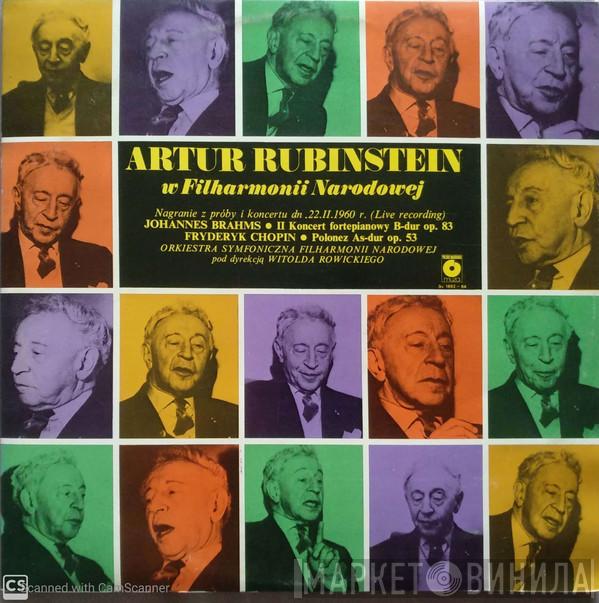 , Arthur Rubinstein , Johannes Brahms , Frédéric Chopin , Orkiestra Symfoniczna Filharmonii Narodowej  Witold Rowicki  - Artur Rubinstein W Filharmonii Narodowej (Nagranie Z Próby I Koncertu Dn. 22.II.1960 R. (Live Recording))