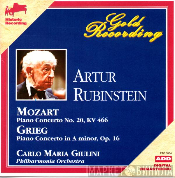 - Arthur Rubinstein , Wolfgang Amadeus Mozart - Edvard Grieg , Carlo Maria Giulini  Philharmonia Orchestra  - Piano Concertos