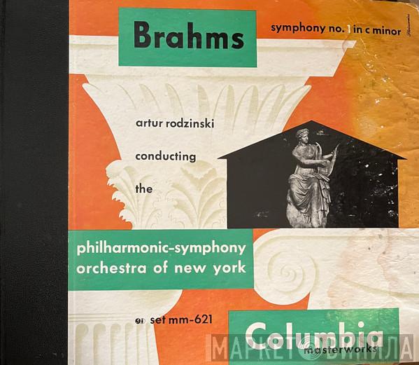 , Artur Rodzinski , The New York Philharmonic Orchestra  Johannes Brahms  - Symphony No. 1 In C Minor, Op. 68