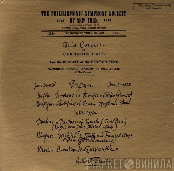 , Arturo Toscanini  The New York Philharmonic Orchestra  - Gala Concert at Carnegie Hall January 31, 1945