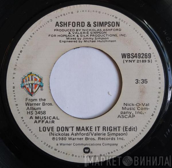 Ashford & Simpson - Love Don't Make It Right