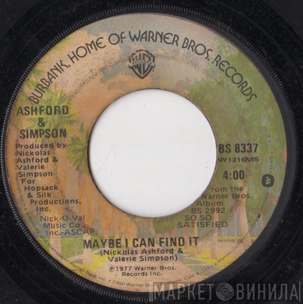 Ashford & Simpson - Maybe I Can Find It / So So Satisfied