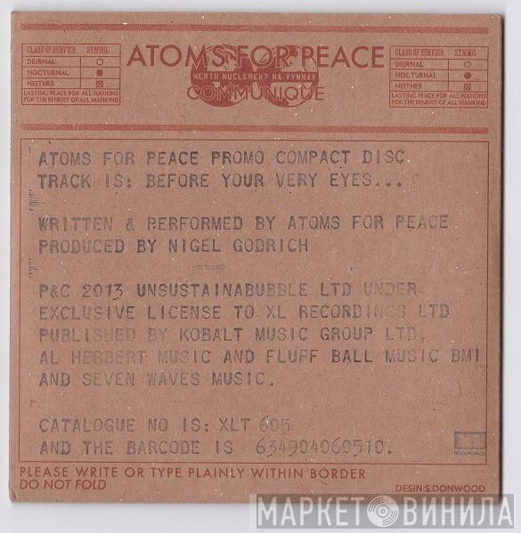Atoms For Peace  - Before Your Very Eyes