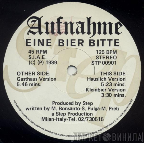 Aufnahme - Eine Bier Bitte