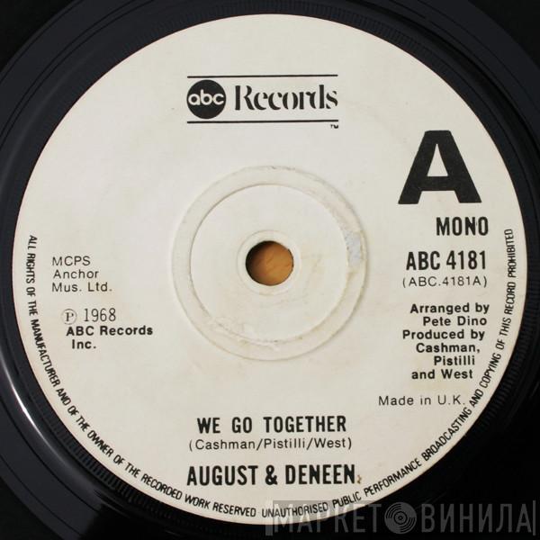 August & Deneen, The Reflections  - We Go Together / Like Adam And Eve