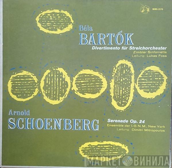 , Béla Bartók  Arnold Schoenberg  - Divertimento Für Streichorchester, Serenade Op. 24