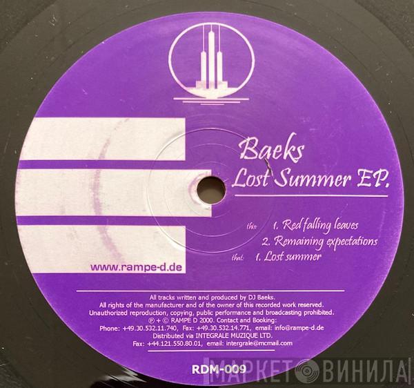 Baeks - Lost Summer EP