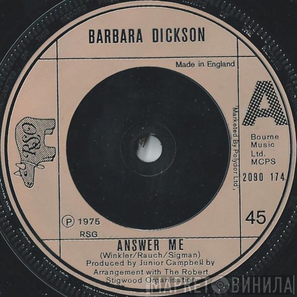 Barbara Dickson - Answer Me