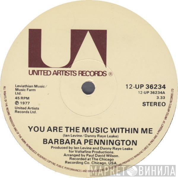  Barbara Pennington  - You Are The Music Within Me