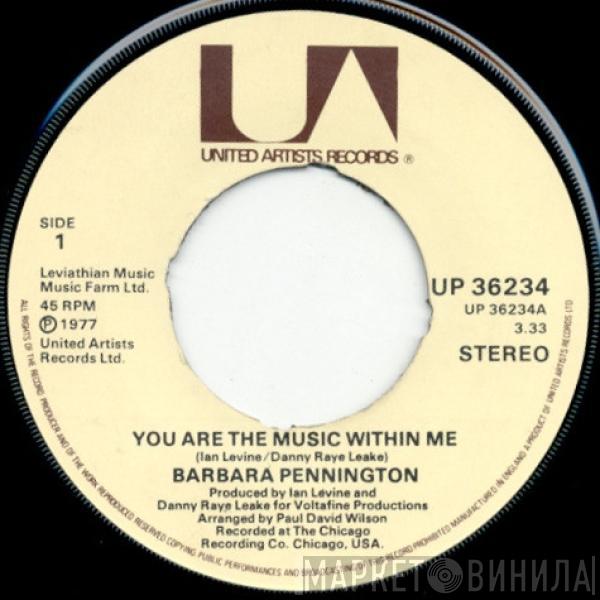 Barbara Pennington - You Are The Music Within Me