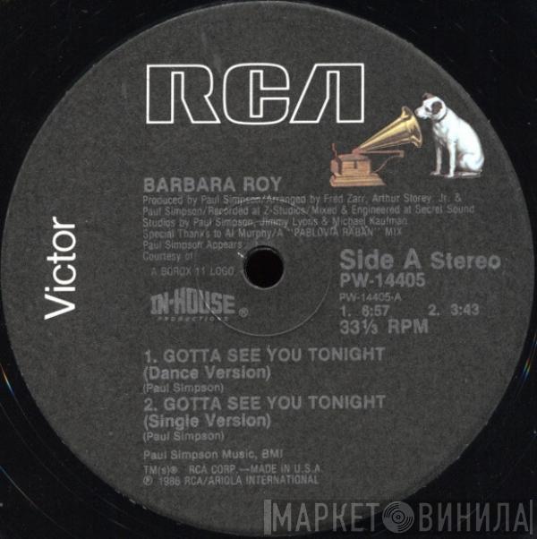  Barbara Roy  - Gotta See You Tonight