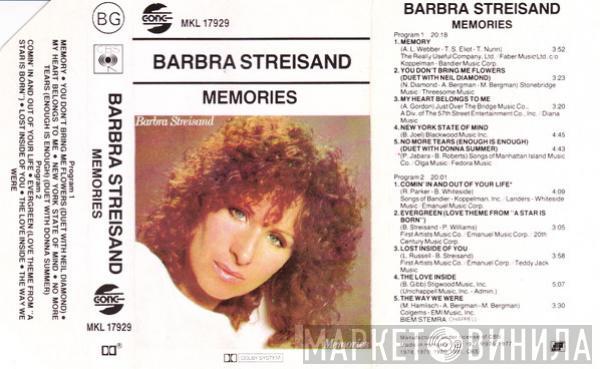  Barbra Streisand  - Memories
