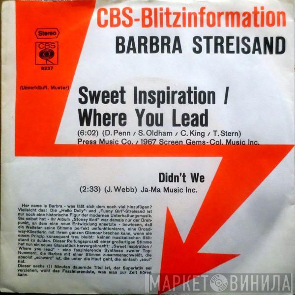 Barbra Streisand - Sweet Inspiration / Where You Lead